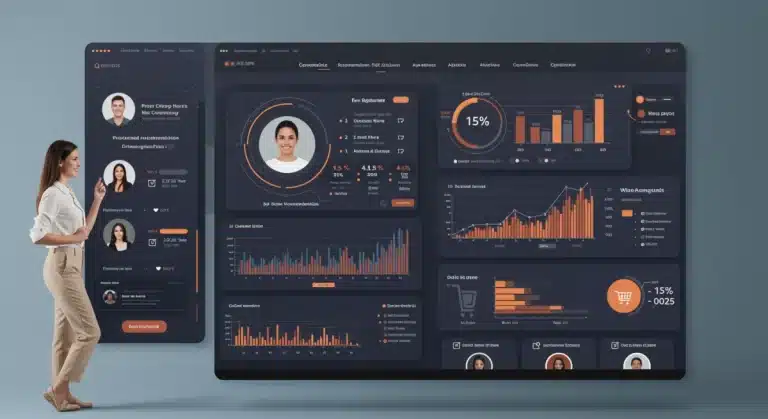 AI-powered personalization driving a 15% e-commerce sales boost in Q1 2025, with dynamic product recommendations.