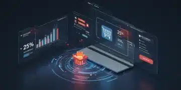 AI-powered personalized shopping experience in digital retail, showing increased conversions