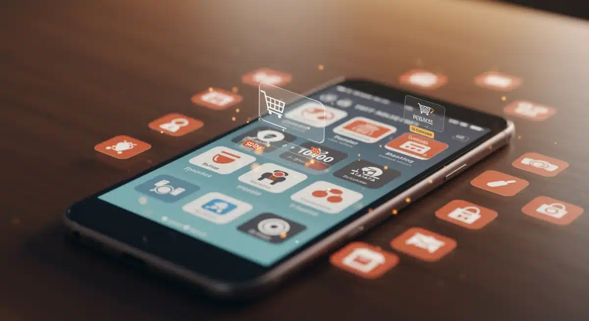 Personalized shopping experience on a smartphone with AI recommendations