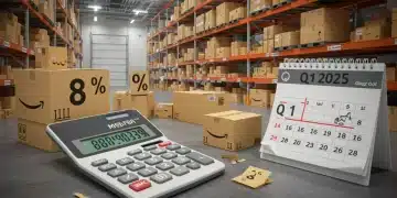 Amazon FBA storage fee adjustments Q1 2025 savings