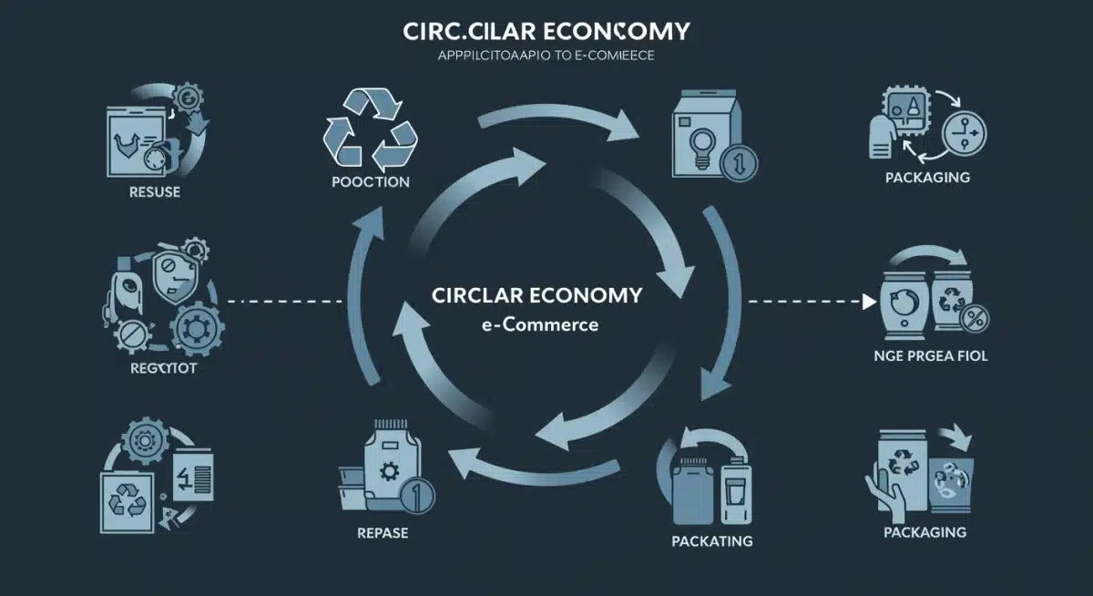 Circular economy model for sustainable e-commerce operations