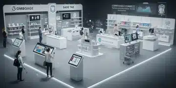 Composable commerce architecture visual with interconnected modular components