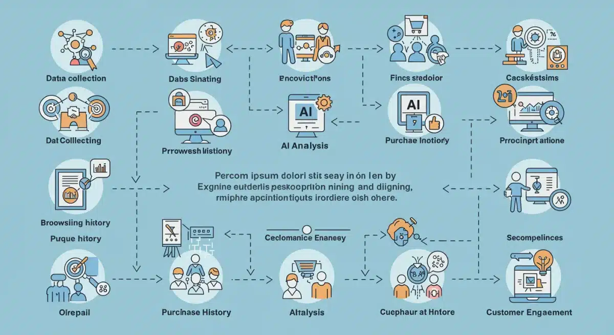 Customer journey enhanced by personalized product discovery infographic