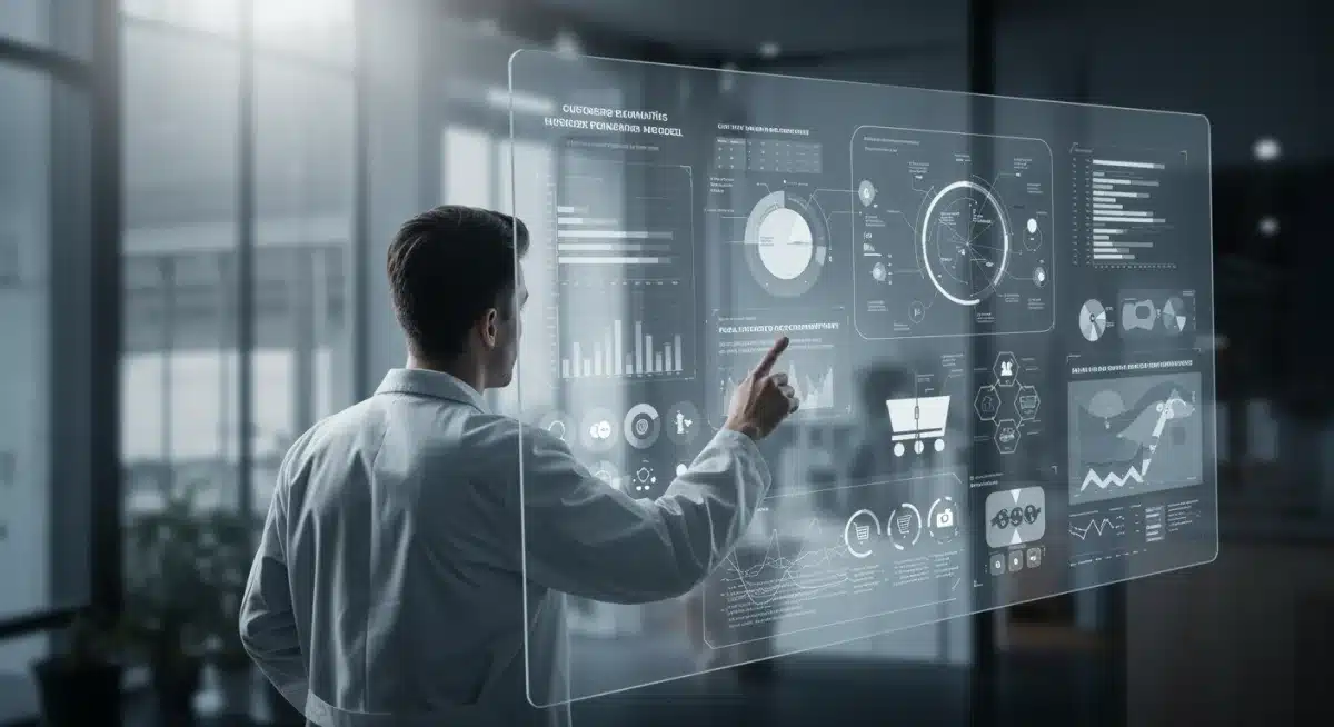 Data scientist applying predictive analytics for customer segmentation and product personalization.