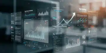 E-commerce SEO dashboard showing analytics and top ranking goals