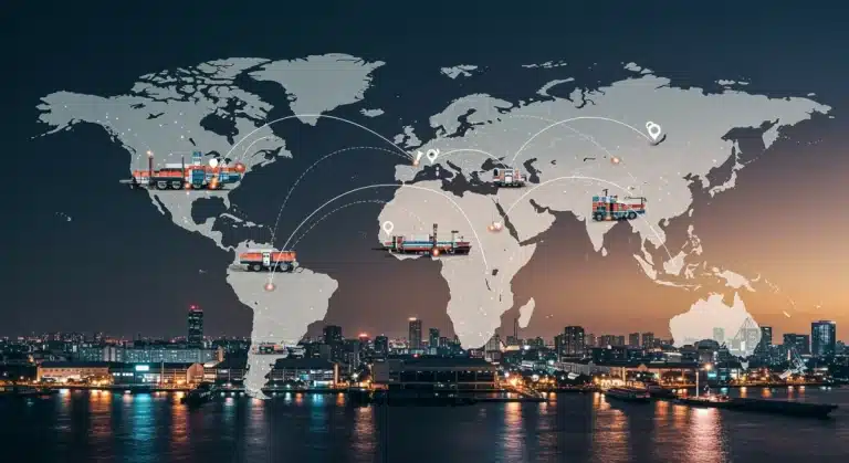 Strategic global supply chain network for e-commerce resilience