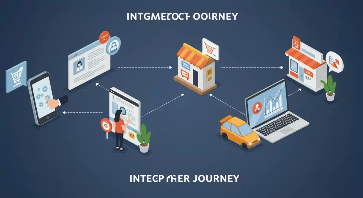 Integrated customer journey across digital and physical retail touchpoints