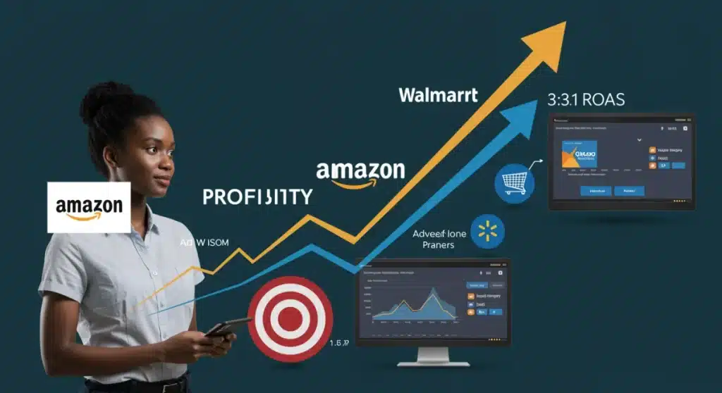 Marketplace advertising: 3:1 ROAS on Amazon & Walmart in 2025