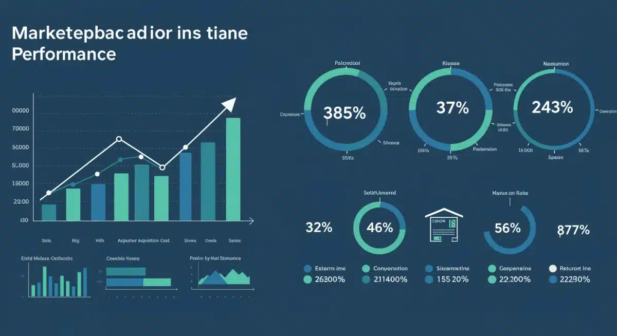 Infographic displaying key marketplace performance metrics
