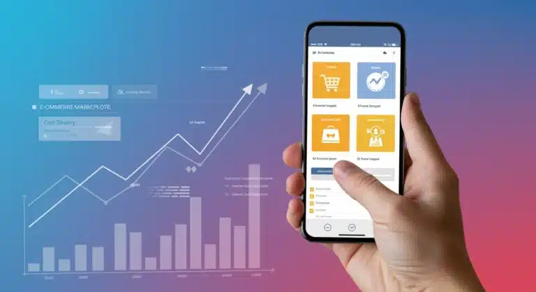 Smartphone displaying optimized mobile product listing, increasing conversions