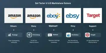 Comparison of seller onboarding processes across major US e-commerce platforms in 2025.