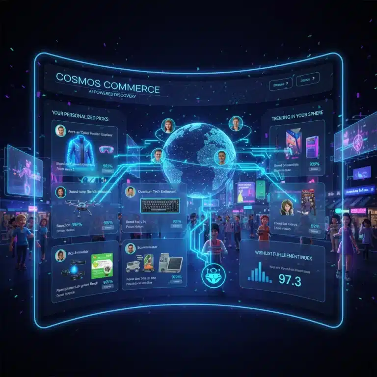 AI-powered personalisation interface showing product recommendations for US e-commerce shoppers