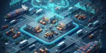 Complex digital retail supply chain network with data overlays